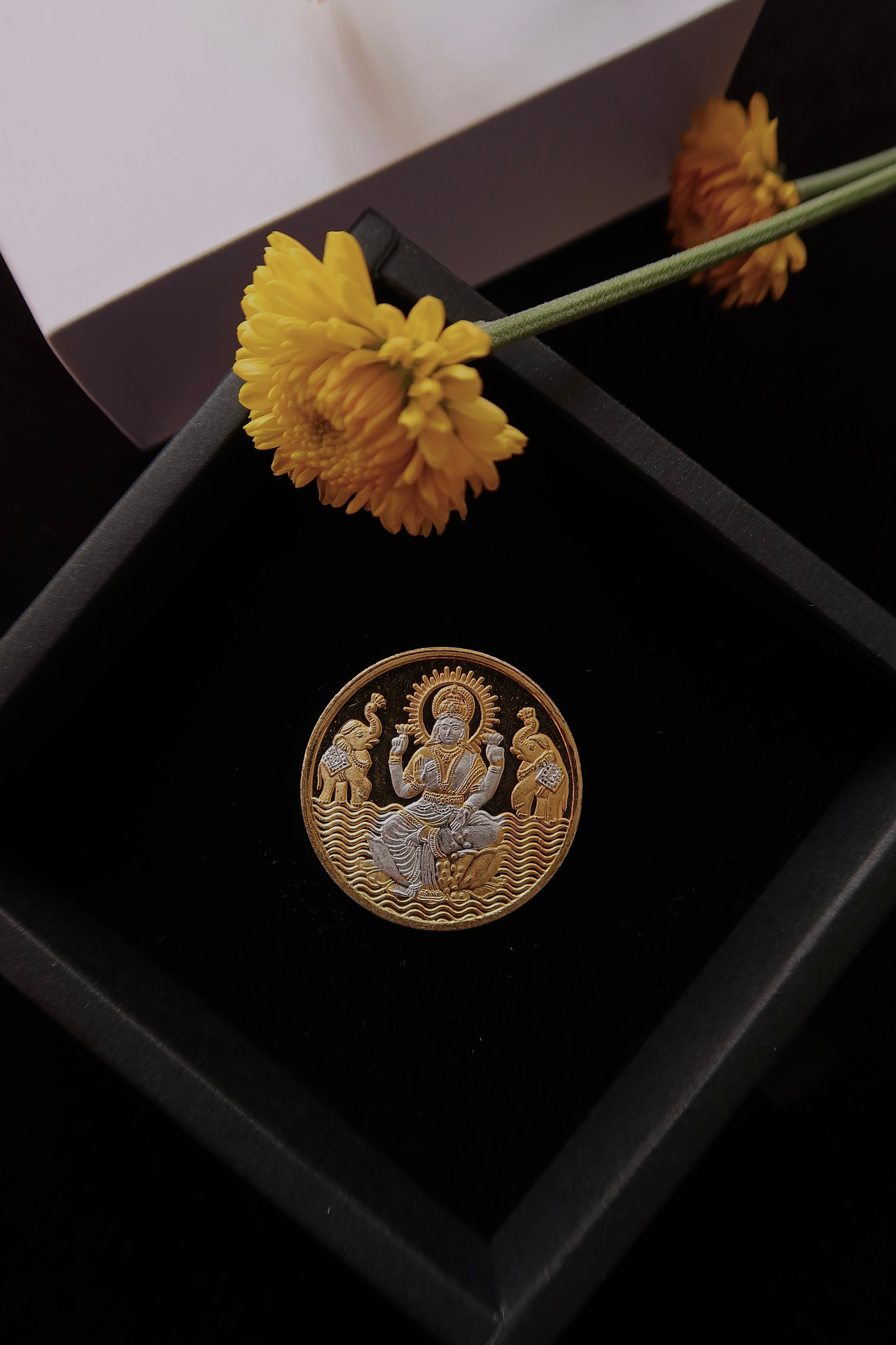 92.5 Sterling Silver Coin - Lakshmi