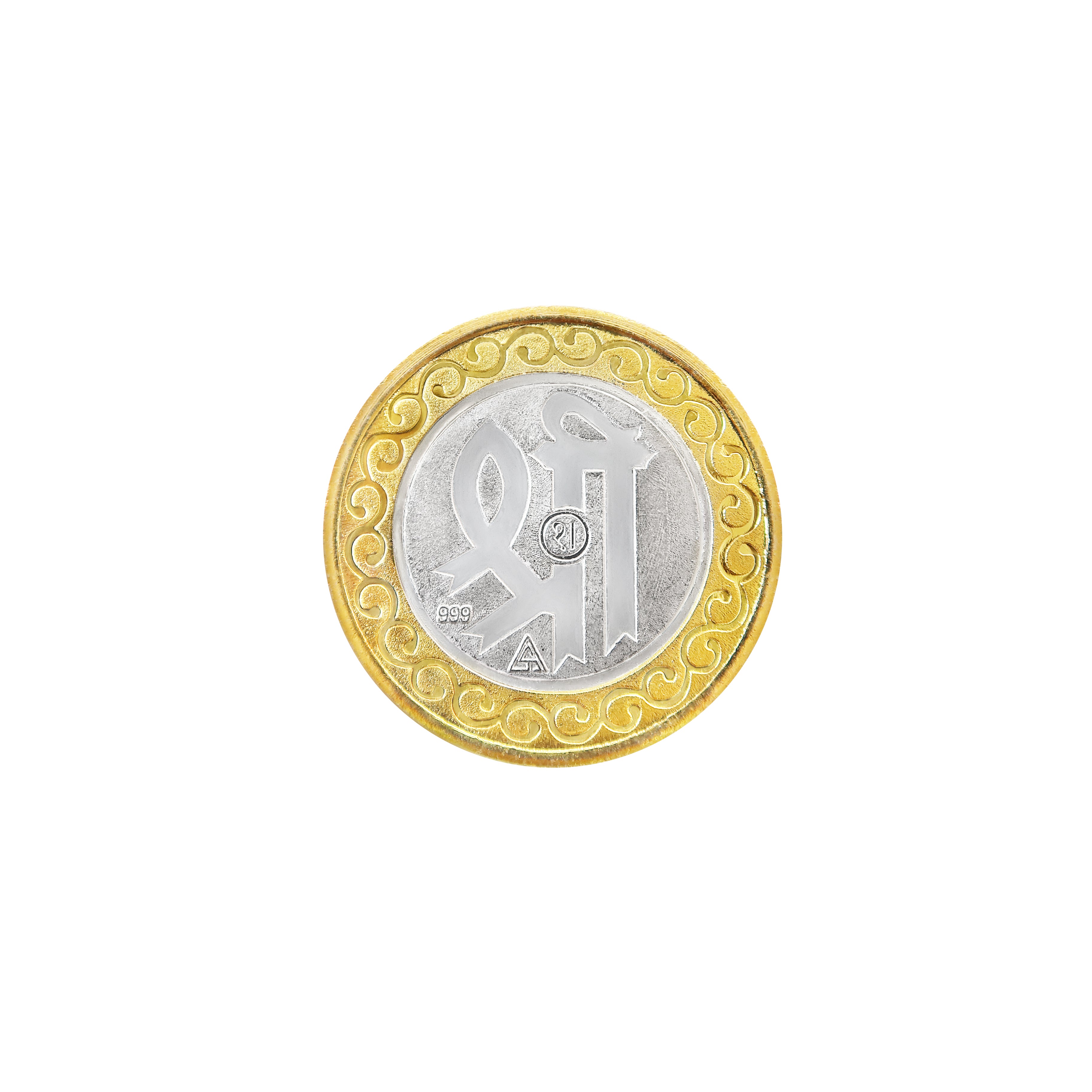 92.5 Sterling Silver Coin - Lakshmi