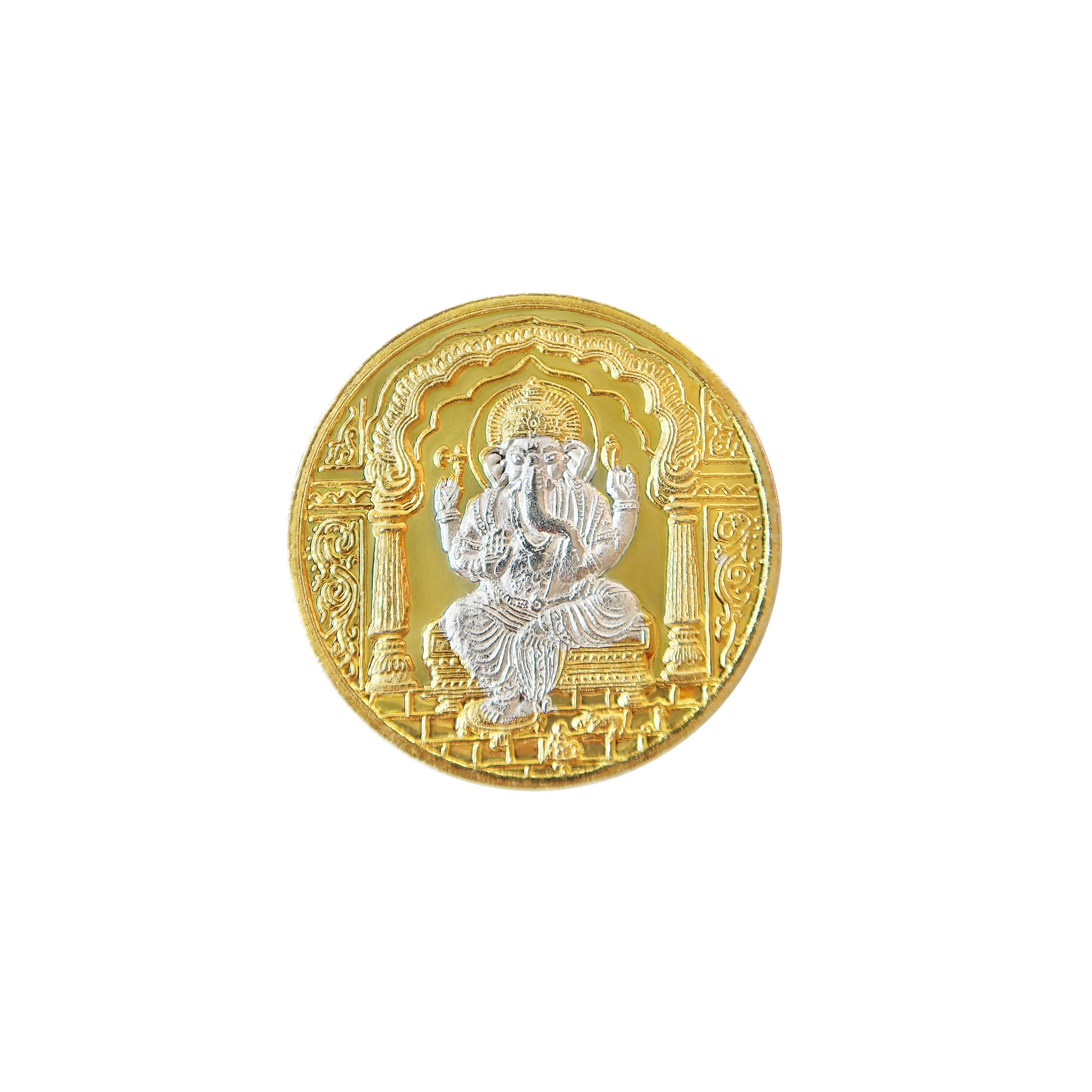 92.5 Sterling Silver Coin - Ganesha