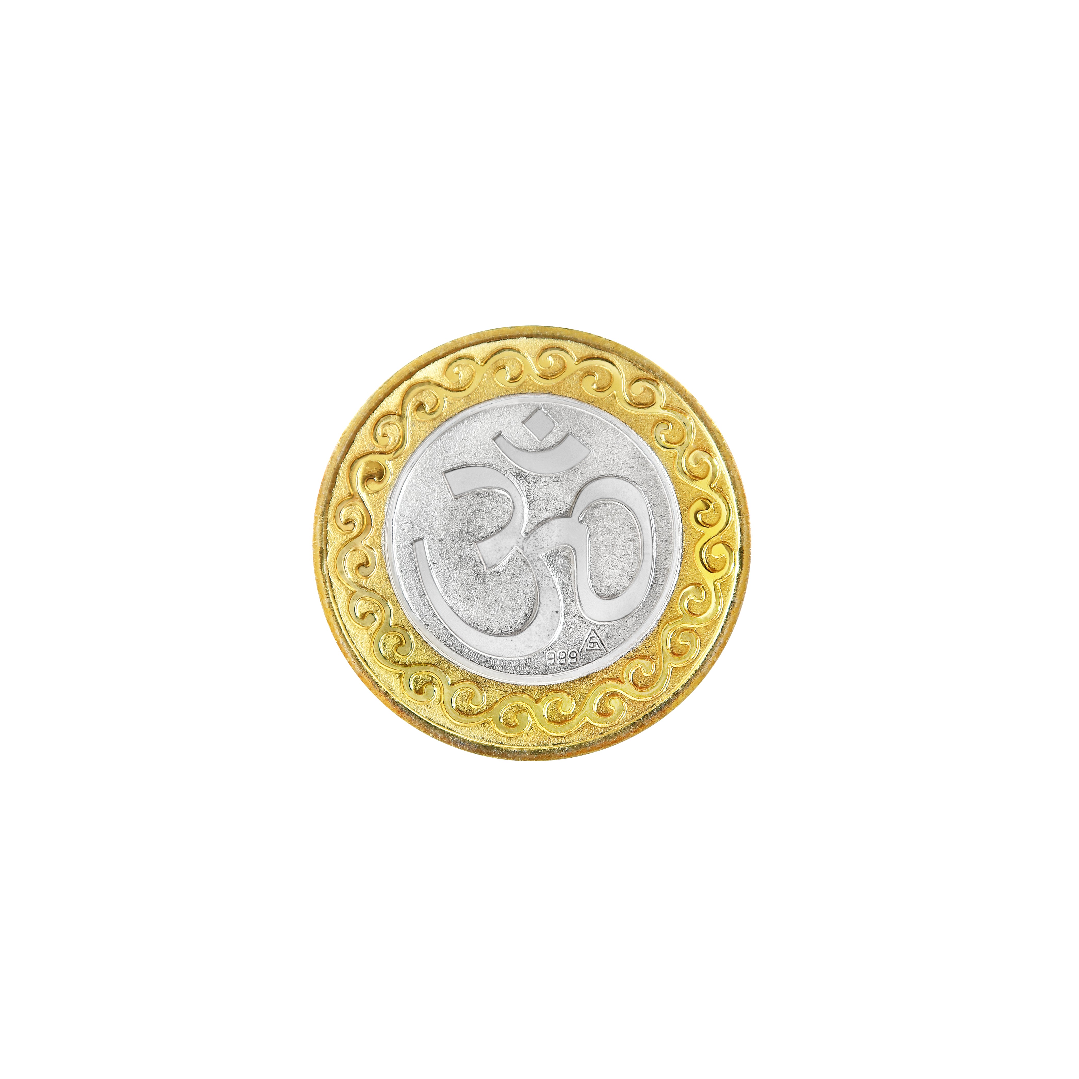 92.5 Sterling Silver Coin - Ganesha