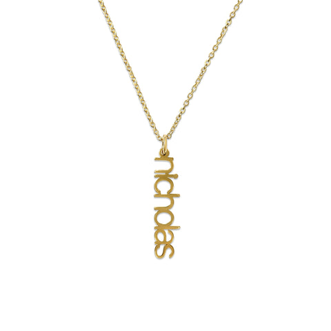 Embrace XIII (Vertical Name Necklace)