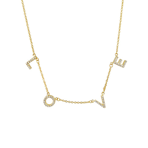 Embrace XI (Hanging Name Necklace)