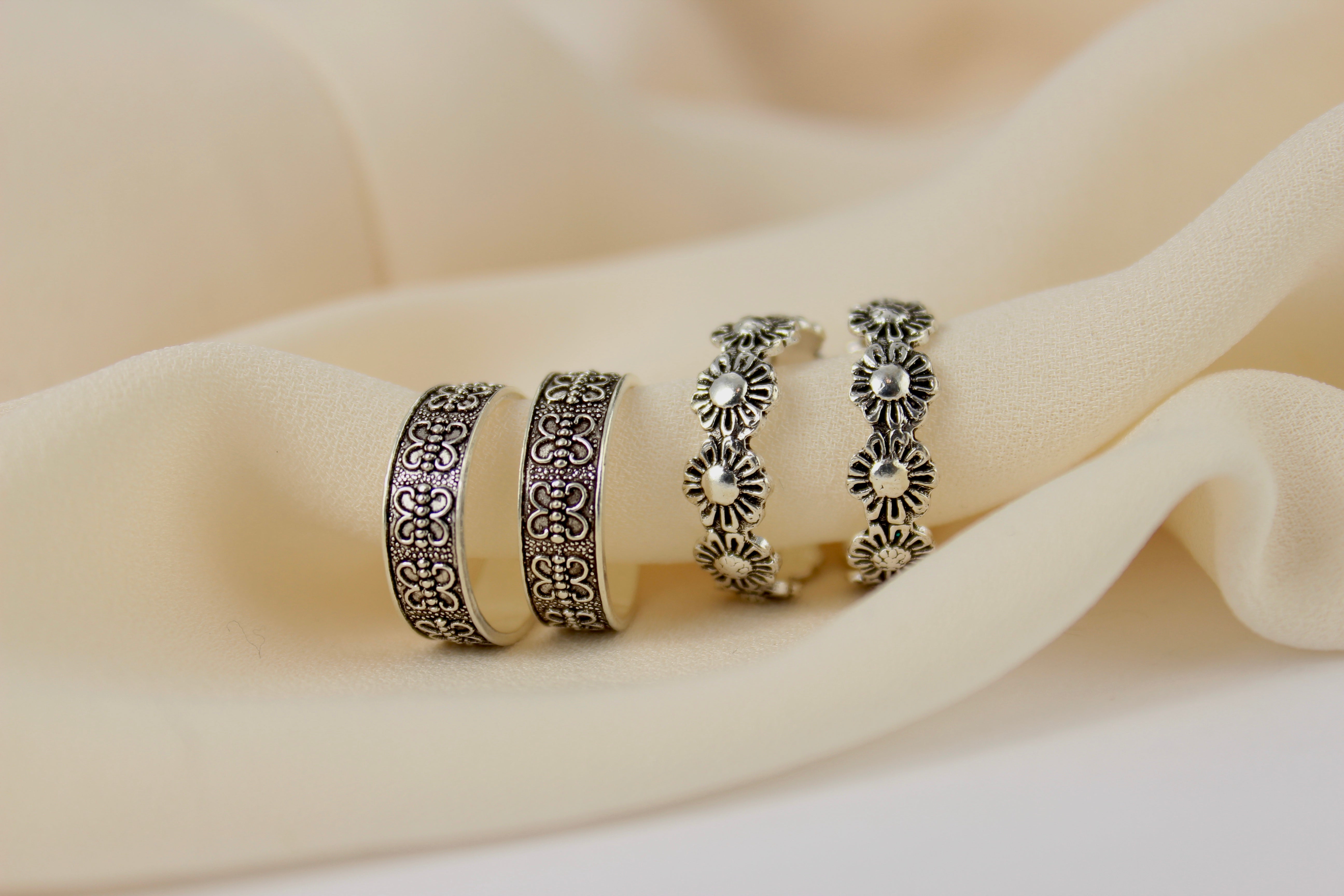 Toe Ring summer outdoor wear toe ring set - wedding gift toe ring - be –  EkPuja Ltd